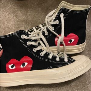 Converse x Comme des Garcons high tops. Woman 8